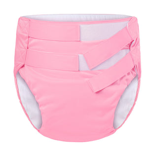 Hook-and-Loop Adult Training Pants Pink