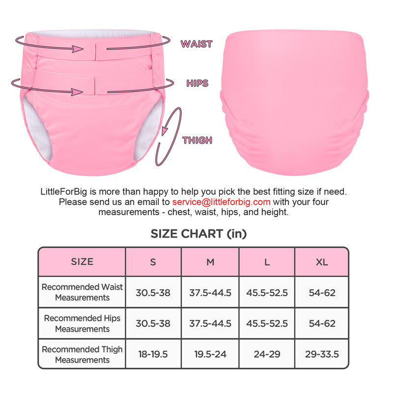 Hook-and-Loop Adult Training Pants Pink