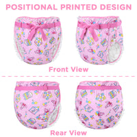 Usagi Pastel Circus Pattern Silky Ribbon Omutsu Japanese Diaper Cover