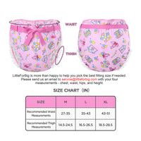 Usagi Pastel Circus Pattern Silky Ribbon Omutsu Japanese Diaper Cover