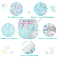 Baby Parade Repeating Pattern Silky Ribbon Omutsu Japanese Diaper Cover