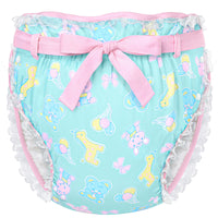 Baby Parade Repeating Pattern Silky Ribbon Omutsu Japanese Diaper Cover