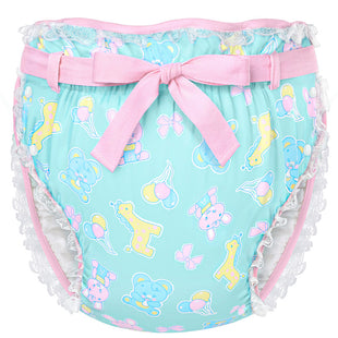 Baby Parade Repeating Pattern Silky Ribbon Omutsu Japanese Diaper Cover