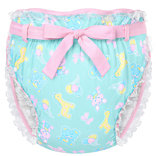 Baby Parade Repeating Pattern Silky Ribbon Omutsu Japanese Diaper Cover