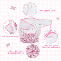 Bunnies & Bows Usagi Silky Ribbon Omutsu Japanese Diaper Cover
