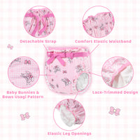 Bunnies & Bows Usagi Silky Ribbon Omutsu Japanese Diaper Cover