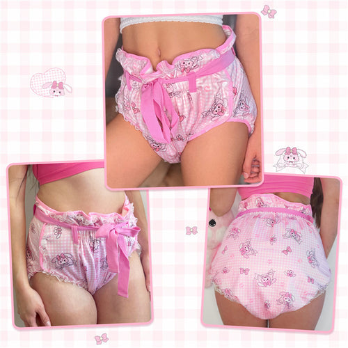 Bunnies & Bows Usagi Silky Ribbon Omutsu Japanese Diaper Cover
