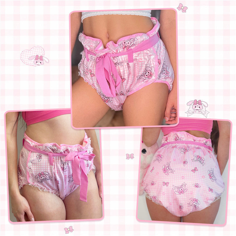 Bunnies & Bows Usagi Silky Ribbon Omutsu Japanese Diaper Cover