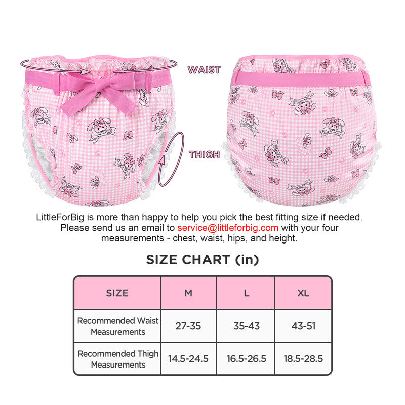 Bunnies & Bows Usagi Silky Ribbon Omutsu Japanese Diaper Cover