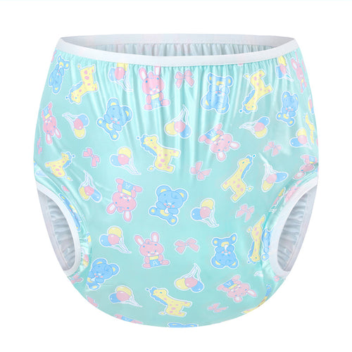 Full Print Baby Parade Adult Plastic Pull Up Diaper Pants Cover