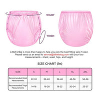 Dolly Pink Adult Plastic Pull-On Diaper Pants Cover