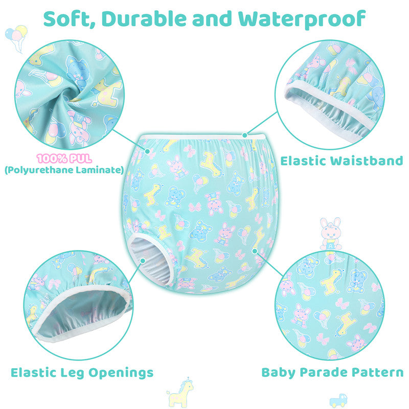 Full Print Baby Parade Adult Cloth Pull Up Diaper Pants Cover
