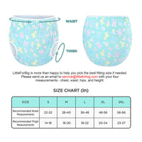 Full Print Baby Parade Adult Cloth Pull Up Diaper Pants Cover