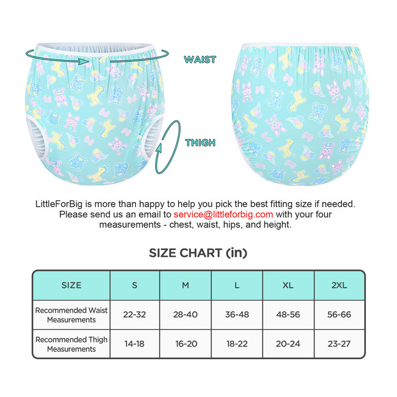 Full Print Baby Parade Adult Cloth Pull Up Diaper Pants Cover