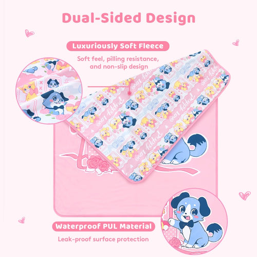 Puppy Love Little Blue Adult Changing Mat