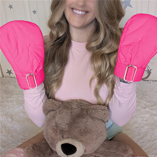 Adult Baby Soft Padded Mittens