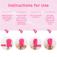 Adult Baby Soft Padded Mittens