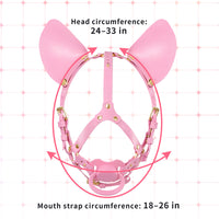 Little Furry Pacifier Petplay Head Harness