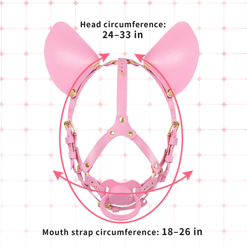 Little Furry Pacifier Petplay Head Harness