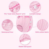 Unpotty Training Locking Chastity Diaper Cover