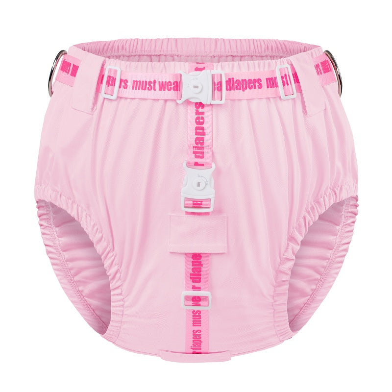 Unpotty Training Locking Chastity Diaper Cover