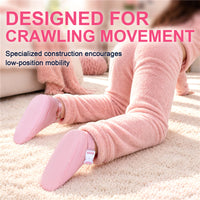 Forced Regression Crawling Trainer Locking Booties with Spike Blue