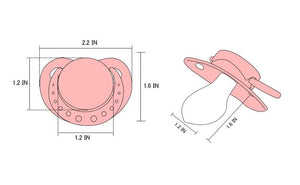 SmallShield Adult Sized Pink Pacifier