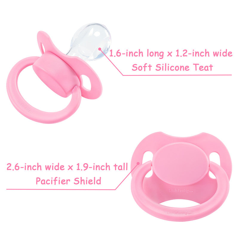 LittleForBig GEN 2 Adult Sized Pacifier Rozy