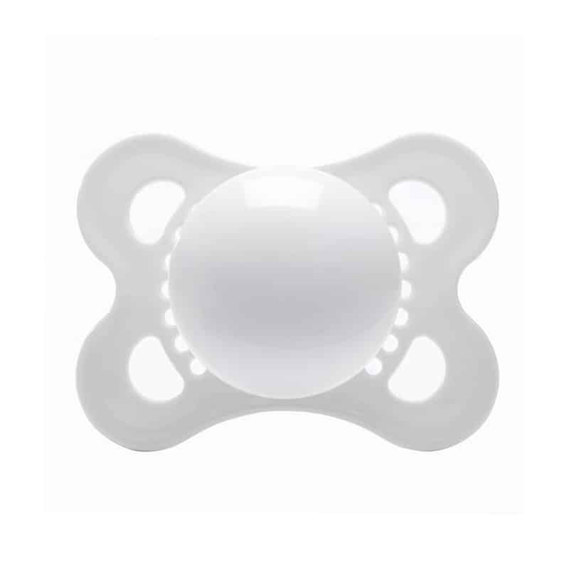 GEN-3 Single Adult Sized White Pacifier