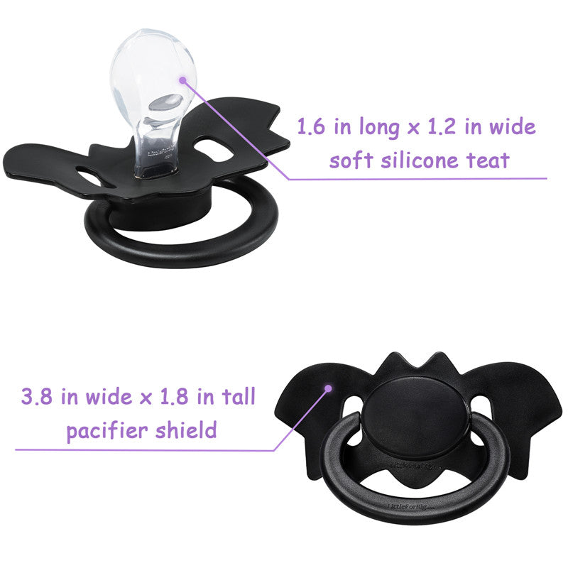 GEN-II Baby Bat Pacifier Black
