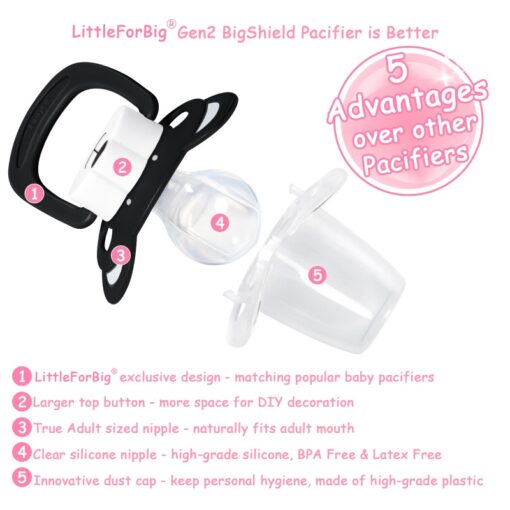 LittleForBig GEN 2 Baby Bear Pacifier