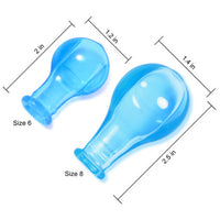 Size 8 Outsize Replacement Candy Gloss Pacifier Nipples Value 6- Pack