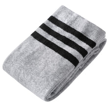 School Girl Knee HIgh Socks - Grey & Black