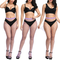 High Waist Tights Fishnet Mesh Net Stockings Multiple Colours Available