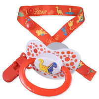 Dinosaur Pacifier and Clip 2 Pack