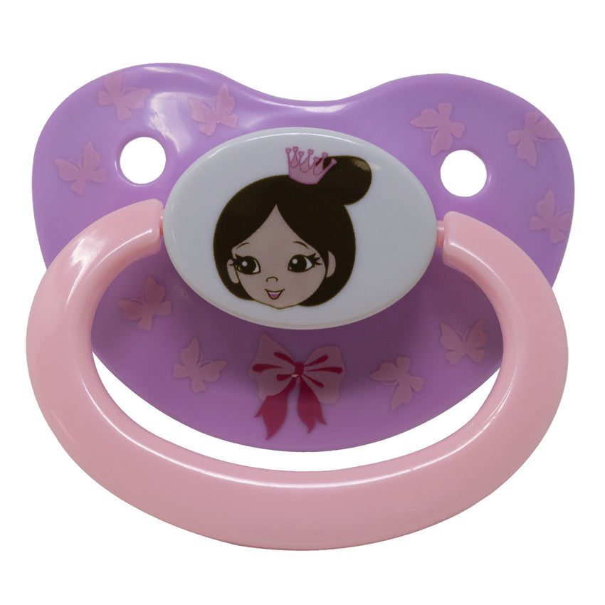 Princess Pink Pacifier and Clip 2 Pack – myabdlsupplies