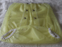 Plastic Pants Button Style Yellow SML - myabdlsupplies