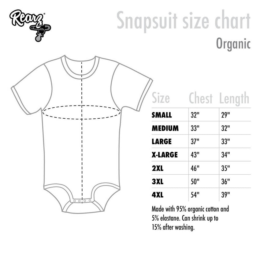 Blue Organic Unisex Adult Bodysuit