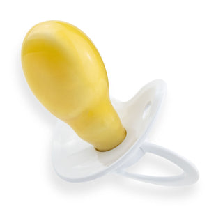 Mighty Mouthful Adult Size 12 Pacifier White