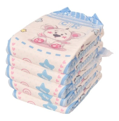 Fluffy Bear diapers with foil 2 Piece Sample Pack