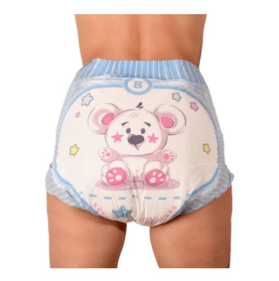 Fluffy Bear diapers with foil 2 Piece Sample Pack