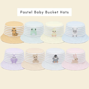 Pastel Adult Baby Bucket Hats