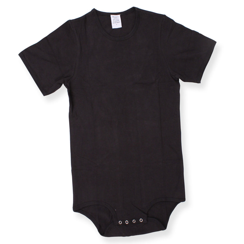 Black Unisex Adult Bodysuit - myabdlsupplies