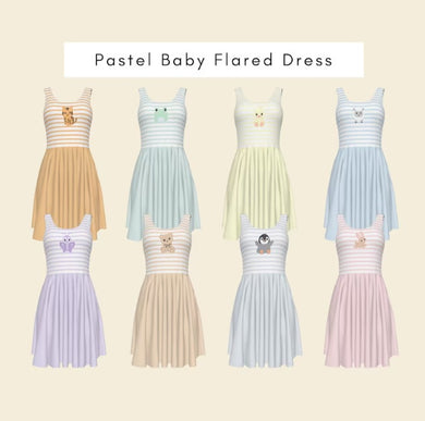 Pastel Baby Flared Dress