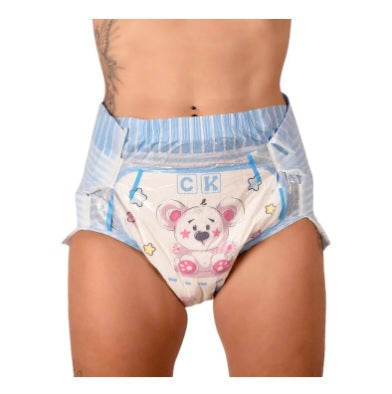 Fluffy Bear diapers with foil 2 Piece Sample Pack