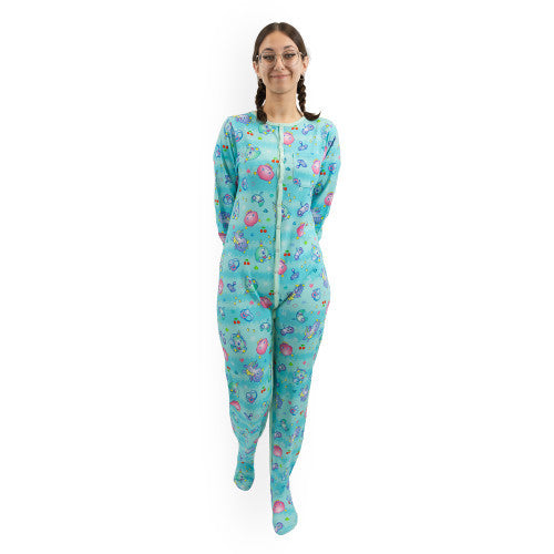 Lil' Monsters Adult Footed Jammies