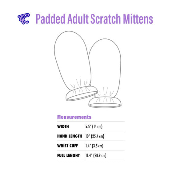 Lil Monster Padded Adult Scratch Mittens