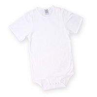 White Unisex Adult Bodysuit