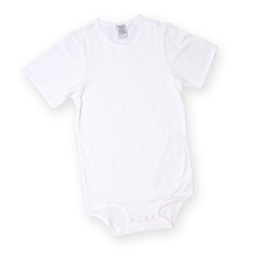 White Unisex Adult Bodysuit