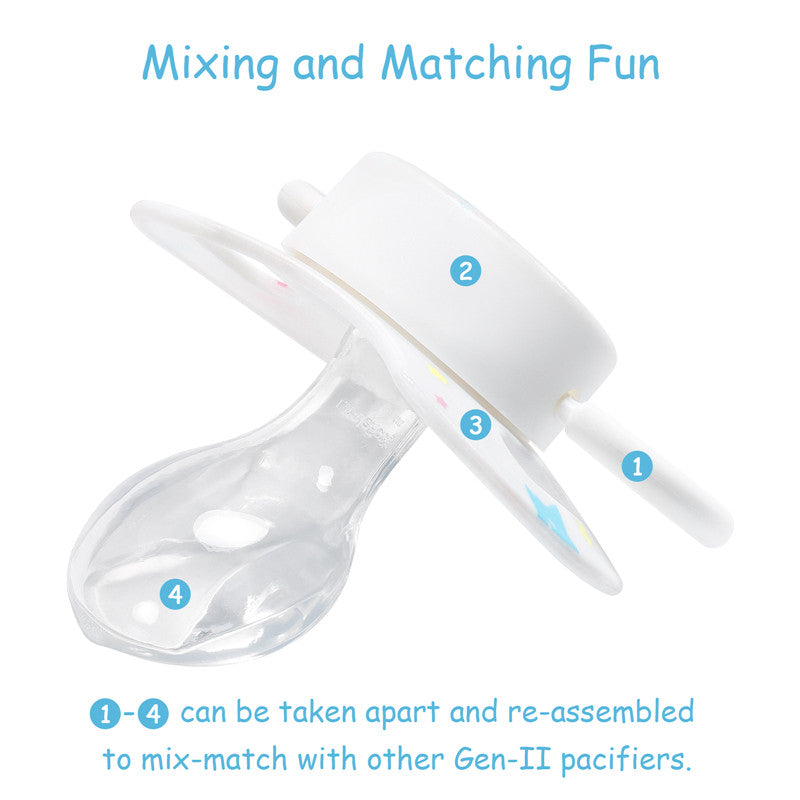 Gen2 BigShield Pacis White Little Circus Pattern-Elephant - myabdlsupplies